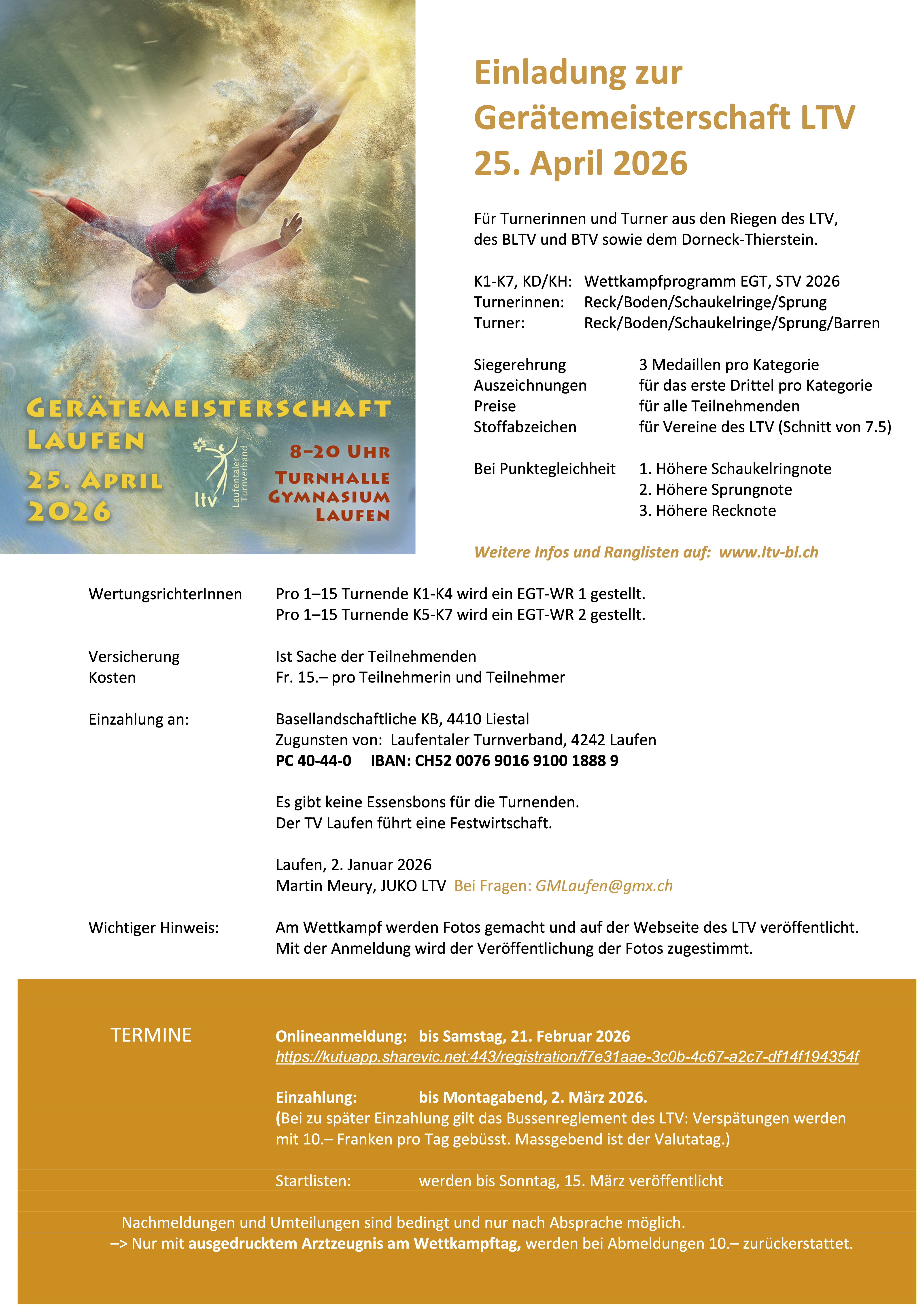 Flyer Einladung Gerätemeisterschaft 2026