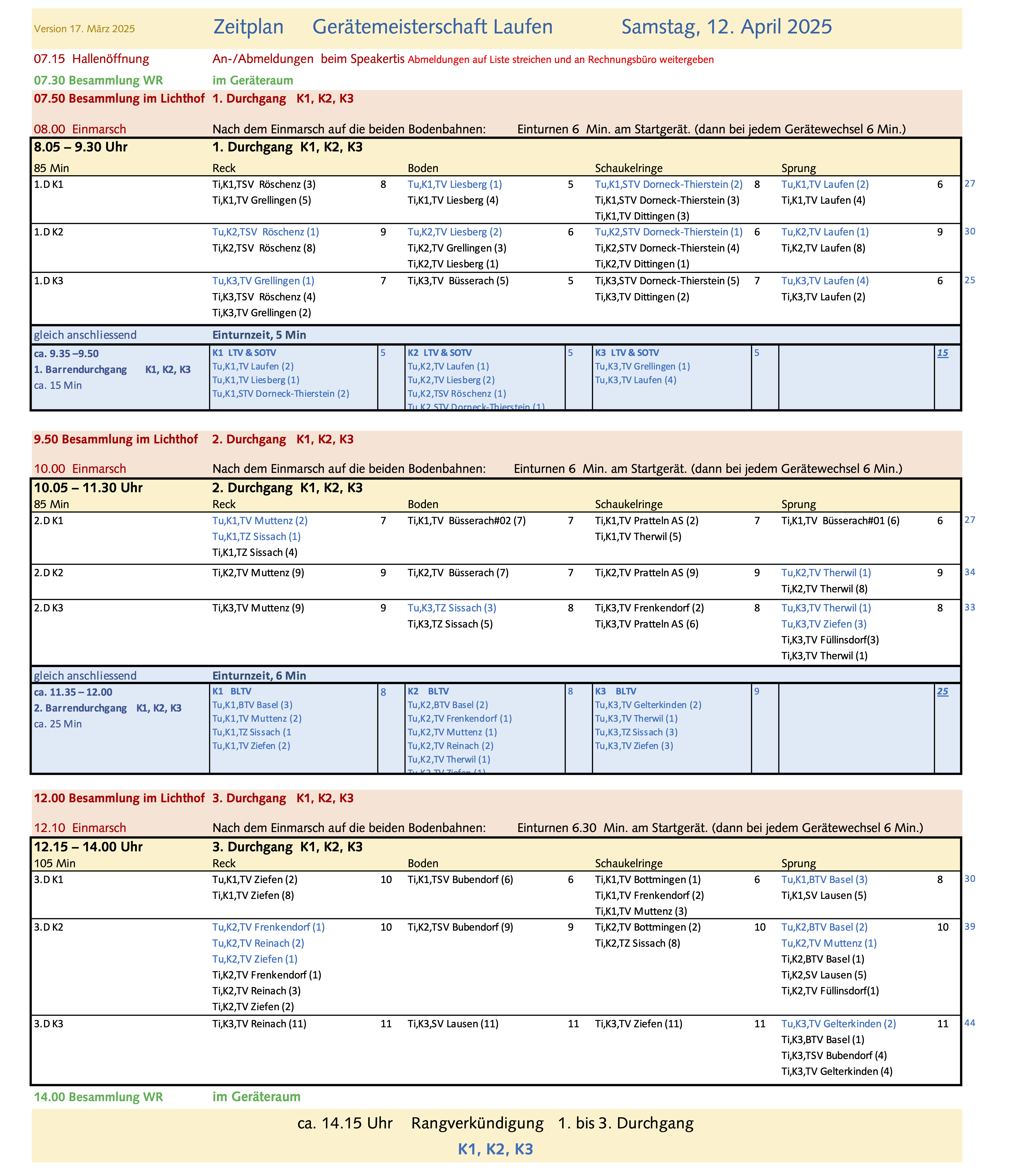 Zeitplan GM2025 1